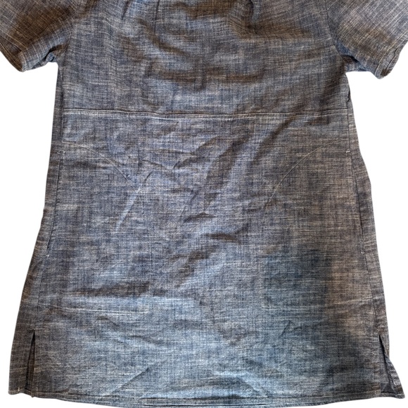 Urban Renewal Women's Tunic Small Pockets Vintage Fabrics Chambray Made In USA - Picture 3 of 6